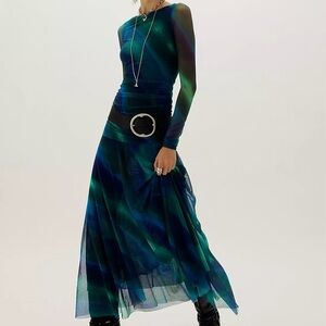 Free People Sunnei Mesh Maxi Dress